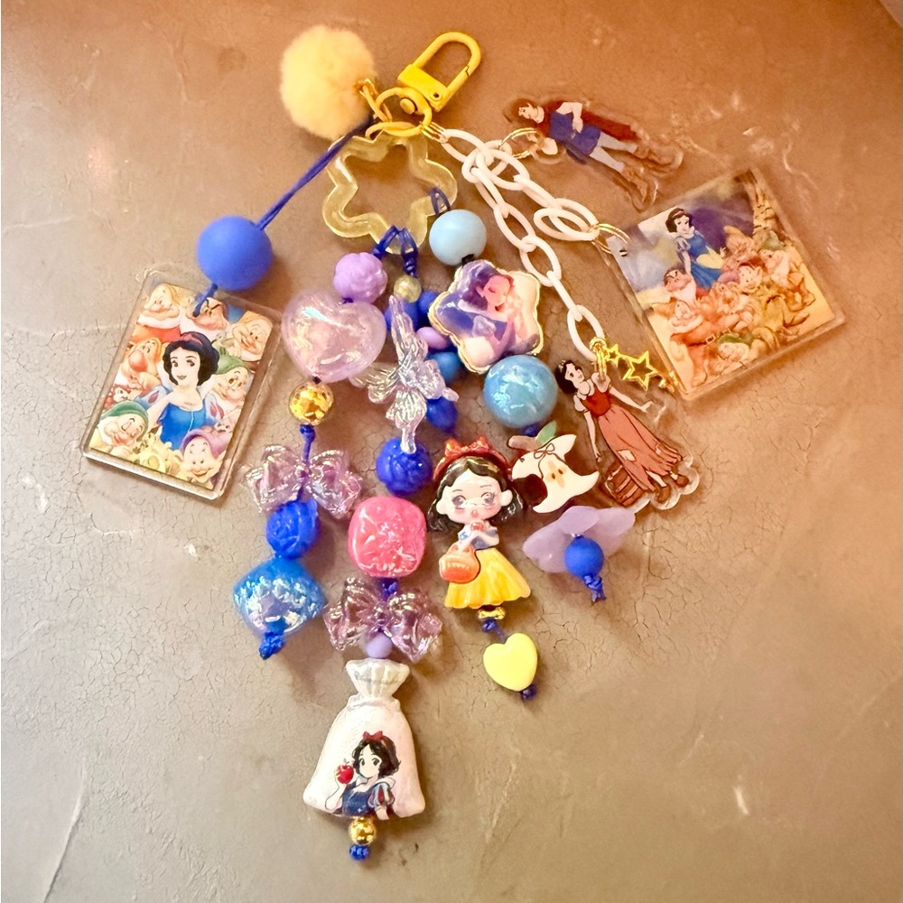 Snow White bag /book charm junk journal
